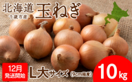 【先行予約】玉ねぎ 10kg L大サイズ 北海道 千歳市産 甘い たまねぎ 野菜 冷蔵 タマネギ 【假屋フードブリッジ】