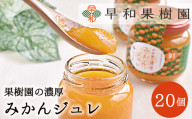 【早和果樹園】濃厚みかんジュレ（20個入）（A954-2）