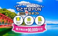 そらまちちとせのe街ギフト ちとせ空PON　90,000円分