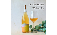 [№5554-0352]オレンジSB2024 お酒 ワイン 日本ワイン 果実酒 辛口 オレンジワイン 白ブドウ アルコール 青森県 鶴田町