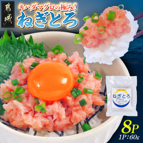 キハダマグロの極み！ねぎとろ60g×8パック_12-M3-004-8 2649723 - 宮崎県都城市