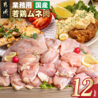 【業務用】国産若鶏ムネ肉12kg_AC-15-010-12kg