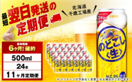 【定期便11ヶ月】キリンのどごし＜生＞ 500ml（24本）＜北海道千歳工場産＞