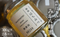純粋はちみつ＜みかん蜂蜜＞300g×2本セット＜D74-1＞【1355755】 YWTAR001