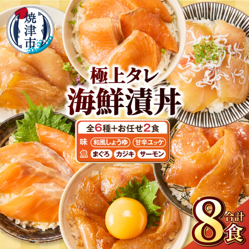 a10-1307　ご飯にのせて食べる 漬丼の具 6種 計8パック セット 2659479 - 静岡県焼津市
