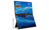 EHOMEWEI デュアルモニター QLED タッチパネル 16インチ 2.5K 薄型6mm [1311]