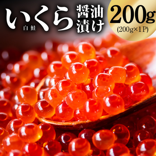 鮭いくら（チャム）醤油漬け 200g【化粧箱 白鮭 イクラ ikura 高級 チャム 醤油仕立て 鮭卵 鮭いくら 冷凍 高品質 海鮮丼 先行予約】 kgp0139 2660900 - 大阪府泉佐野市