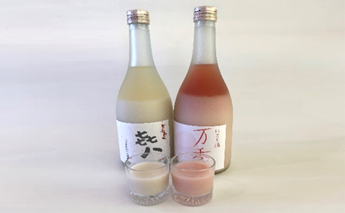 どぶろく「き八（きはち）」＆にごり酒「万季」紅白セット（各720ml） お酒 日本酒  2661796 - 新潟県魚沼市
