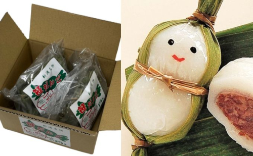 手作り笹団子20個＆笹雪だるま10個セット お菓子 和菓子 もち菓子  2661806 - 新潟県魚沼市