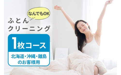 [No.5895-0594]ふとんクリーニング 1枚 （なんでもOK） 北海道・沖縄・離島可 2662302 - 広島県安芸高田市