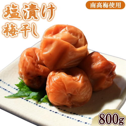 うめぼし 800g（塩）《30日以内に出荷予定(土日祝除く)》熊本県 葦北郡 津奈木町 梅 梅干し 天日干し みのり農園  2663066 - 熊本県津奈木町