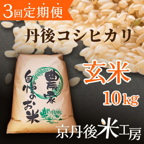2026年産　京丹後産コシヒカリ 玄米10kg　3回定期便 2663460 - 京都府京丹後市