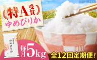 【チョイス限定寄附額】【先行予約】新米【12回定期便】 令和8年産 北海道産 ゆめぴりか 5kg | 米 お米 白米 新米 ゆめぴりか | 株式会社SKFグループ [BOAY046]