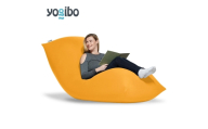 Yogibo Max アンバーゴールド ヨギボー ヨギボーマックス ビーズクッション クッション ビーズ 家具 インテリア 寝具 ソファ ソファー リクライナー ビーズチェア 大阪 大阪府 岸和田市[№5385-1348]
