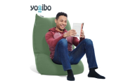 Yogibo Lite オリーブグリーン ヨギボー ヨギボーライト ビーズクッション クッション ビーズ 家具 ソファ ソファー ビーズチェア 持ち運び 持ち運びソファー 大阪 大阪府 岸和田市[№5385-1350]