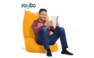 Yogibo Lite アンバーゴールド ヨギボー ヨギボーライト ビーズクッション クッション ビーズ 家具 ソファ ソファー ビーズチェア 持ち運び 持ち運びソファー 大阪 大阪府 岸和田市[№5385-1352]