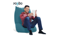 Yogibo Lite ダークミント ヨギボー ヨギボーライト ビーズクッション クッション ビーズ 家具 ソファ ソファー ビーズチェア 持ち運び 持ち運びソファー 大阪 大阪府 岸和田市[№5385-1353]