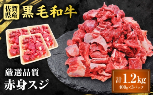 佐賀県産 黒毛和牛 赤身スジ 1.2kg 吉野ケ里町 / 株式会社一 [FEA004] 2665403 - 佐賀県吉野ヶ里町