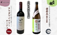 やまがたのお酒を楽しむ「出羽桜 純米大吟醸」と「タケダワイナリー 日本ワイン」 F2Y-3537