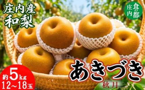 【令和8年産】食の都庄内　庄内産和梨【あきづき】約5kg　※令和8年9月中旬～10月中旬配送 2666442 - 山形県三川町
