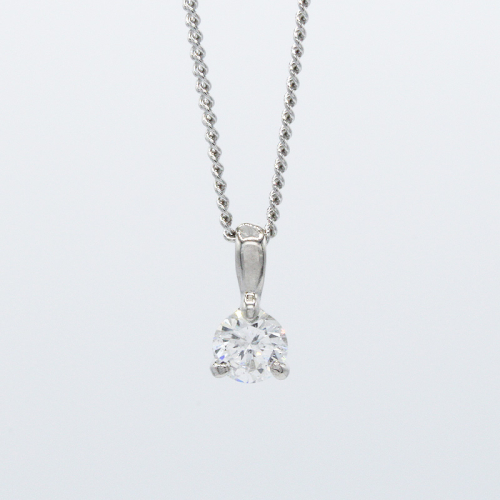 Dカラー ダイヤモンド ペンダント 0.3ct Ag900[Pt100] （111118ｐ） (BR-100) 2666457 - 山梨県甲斐市