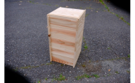 森の中で作った燻製機