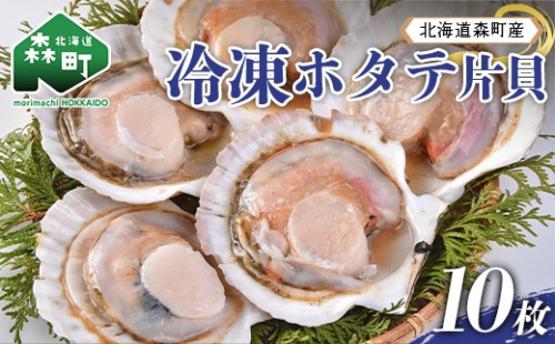 北海道森町産 冷凍ホタテ 片貝5枚×2袋（14cm前後） mr1-1386 2669267 - 北海道森町