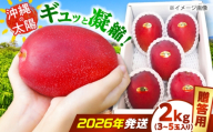 マンゴー 【2026年7月発送】【贈答用】沖縄市産マンゴー「太陽のめぐみ」 2kg(3～5玉) (化粧箱入り) / 比嘉マンゴー園 [BCEW002] マンゴー まんごー 芒果 フルーツ 贈答用 贈答 2kg プレゼント 贈り物 Fruit 南国フルーツ くだもの 果物 国産 沖縄産 産地直送  新鮮 沖縄マンゴー 沖縄県産 ギフト 沖縄県 沖縄市 沖縄