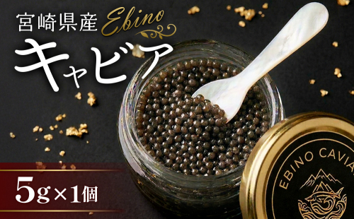 【ふるさと納税】キャビア ～ Chef's Portion ～ 国産 5g 冷蔵 宮崎県 えびの市産 2670340 - 宮崎県えびの市