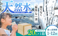 【全5回定期便】【天然水】be your. water / ビーユアウォーター 20L×1箱 飲料水 水 みず 備蓄 防災 天然水　日田市 / 株式会社H.E.F [ARGL017]