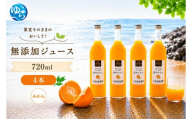 有田 みかん 100% ジュース / 温州みかん 有田みかん ストレート 果汁 無添加 柑橘 和歌山 14000円 720ml ※北海道・沖縄・離島への配送不可 //drink 【ikd100-mik720-4】