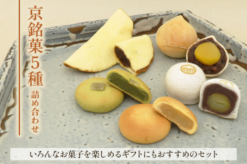 京銘菓5種詰め合わせ｜和菓子 スイーツ [1743] 2673141 - 京都府長岡京市