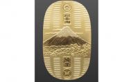 [純金製] 大判 富士山 | 純金 K24 富士山柄 置物 縁起物 開運置物 記念品 贈答 プレゼント