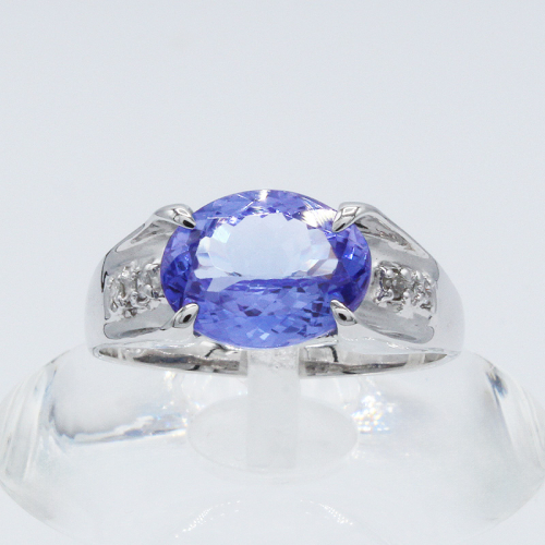 タンザナイト リング 2.0ct Ag900[Pt100] （161195-t） (BR-103) 2673594 - 山梨県甲斐市