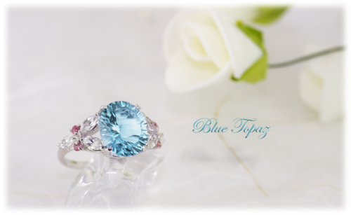 ブルートパーズ リング 4.0ct SV925 （161188-bt） (BR-104) 2673595 - 山梨県甲斐市