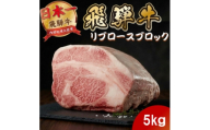 飛騨牛 リブロースブロック5kg (焼肉・ステーキ・すき焼きしゃぶしゃぶ用) 養老ミート【1746392】