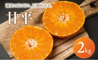 甘平 家庭用 2kg [2027年1月下旬頃から順次発送] | みかん ミカン mikan 蜜柑 訳ありフルーツ 柑橘 果物 おすすめ 高級 お勧め 愛媛三大高級柑橘 ( 紅まどんな せとか 甘平 ) お取り寄せ ギフト 愛媛県 松山市