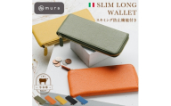 ブラック MURA イタリアンレザー L字ファスナー 薄型 長財布 スリム レディース レザー 本革 財布 ウォレット おしゃれ 大人 きれいめ ブランド シンプル 金運 プレゼント L字 牛革 グリーン 薄い コンパクト 軽い 可愛い L字 バッグ 35000円 3万5千円 岐阜県 大垣市