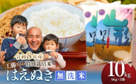 【令和8年10月12日～18日発送】【令和8年産先行予約】 工藤さんの特別栽培米はえぬき無洗米 10kg (5kg×2袋) 山形県鶴岡市産 株式会社サンエイファーム　| 米 特栽 国産 はえぬき 米どころ 庄内米 食味ランク ご飯 おにぎり 冷めても 美味しい お弁当 おすすめ 人気 家計応援 東北 送料無料 令和8年産 新米 予約