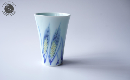 有田焼 麦ゆらぐフリーカップ【晩香窯 庄健】食器 うつわ 器 シンプル 上品 絵付け A18-205 2677393 - 佐賀県有田町