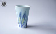 有田焼 麦ゆらぐフリーカップ【晩香窯 庄健】食器 うつわ 器 シンプル 上品 絵付け A18-205