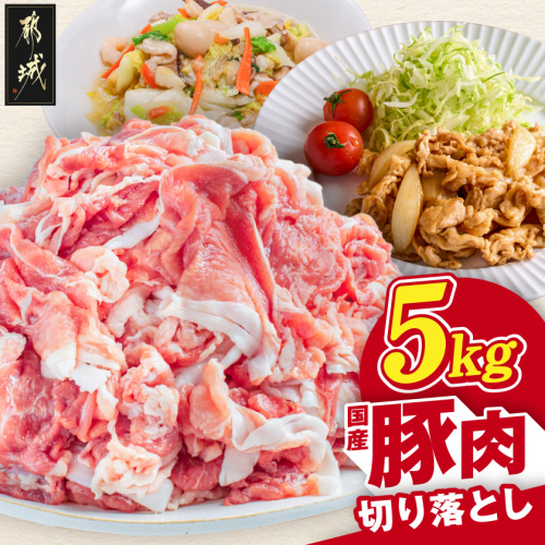 国産豚肉切り落とし5kg(250g×20P)_MJ-89-008-5kg 2677559 - 宮崎県都城市