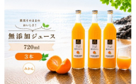 有田 みかん 100% ジュース / 温州みかん 有田みかん ストレート 果汁 無添加 柑橘 和歌山 11000円 720ml ※北海道・沖縄・離島への配送不可 //drink 【ikd100-mik720-3】