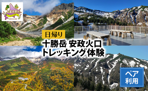 湯元 凌雲閣 ペア 日帰り 安政火口 トレッキング 体験 北海道 上富良野 サマー アクティビティ 十勝岳 夏期 2679105 - 北海道上富良野町