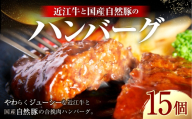 近江牛と国産自然豚のハンバーグ 120g × 15個 お肉 肉 ニク にく 牛肉 牛 国産 滋賀県産 冷凍 近江牛 おかず 晩酌 ハンバーグ 豚肉 豚 自然豚 デミグラスソース 惣菜 レンジ調理 簡単調理 簡単