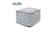 ヨギボー ラックス オットマン ライトグレー Yogibo Luxe Ottoman ビーズクッション 足置き スツール 1人掛け 椅子 高級感 モダン インテリア カバー洗える 家具 ギフト 大阪府 岸和田市 [№5385-1577]