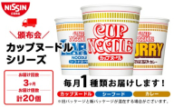 【頒布会3か月】日清　カップヌードルシリーズ20個入