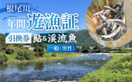 【一般（男性） あゆ＆渓流魚 年間遊漁証引換券（令和８年シーズン用）】 釣り あゆ 鮎 あゆ釣り 鮎釣り 年間遊漁証引換券 年券 チケット 引換券 根尾川筋漁業協同組