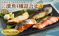 山形県水 漬魚4種詰合せA 8切 (4種各2切 100g) F2Y-2001
