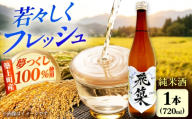 純米酒 飛築 TOBITSUKI 720ml箱入 ≪築上町≫【宗政酒造株式会社】 日本酒 お酒 地酒 [ABFD001]